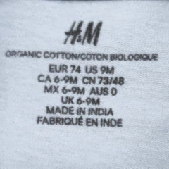 Body H&M - Talle 6-9 meses
