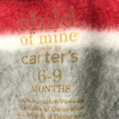 Enterito largo Carters - Talle 6-9 meses - SEGUNDA SELECCIÓN - Baby Back Sale SAS