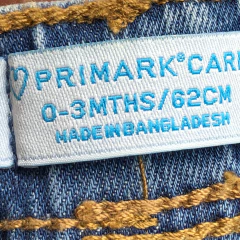 Jeans Primark - Talle 0-3 meses