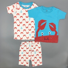 Conjunto Remera + Short Carters - Talle 12-18 meses