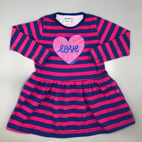 Vestido Grisino - Talle 2 años - SEGUNDA SELECCIÓN