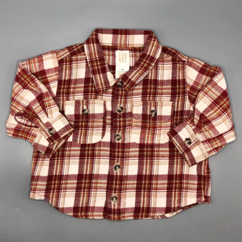 Camisa GAP - Talle 6-9 meses - SEGUNDA SELECCIÓN