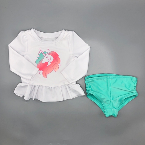 Traje de baño 2 piezas Cat & Jack - Talle 9-12 meses - SEGUNDA SELECCIÓN