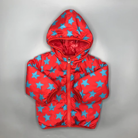 Campera Reversible Grisino - Talle 6-9 meses - SEGUNDA SELECCIÓN