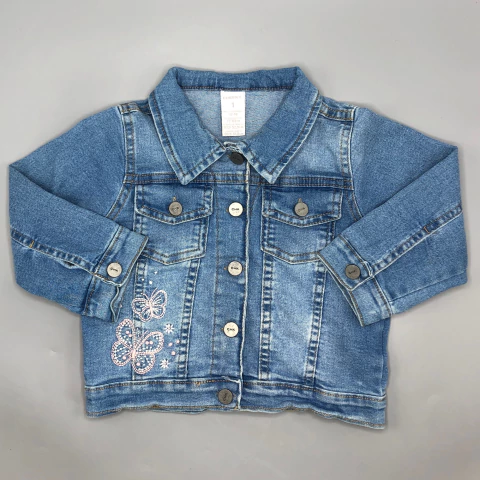 Campera jean/gabardina Cheeky - Talle 12-18 meses - SEGUNDA SELECCIÓN