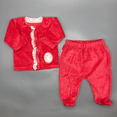 Conjunto Abrigo + Pantalón Old Bunch - Talle 0-3 meses - SEGUNDA SELECCIÓN