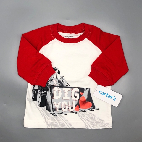 Remera Carters - Talle 0-3 meses
