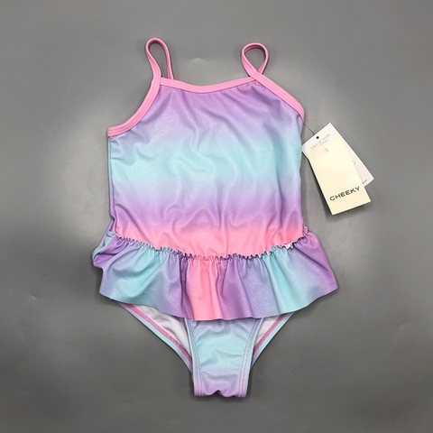 Traje de baño enteriza Cheeky - Talle 9-12 meses