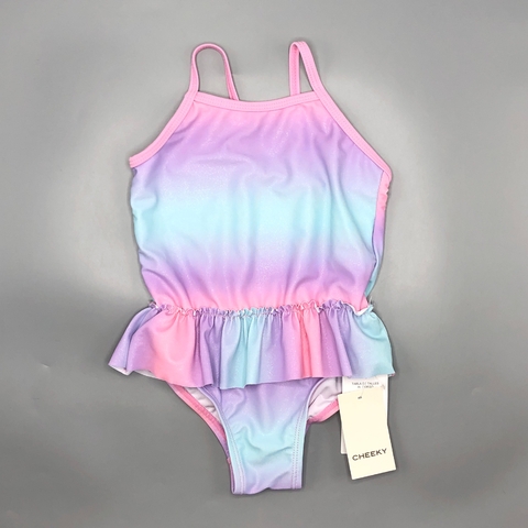 Traje de baño enteriza Cheeky - Talle 12-18 meses