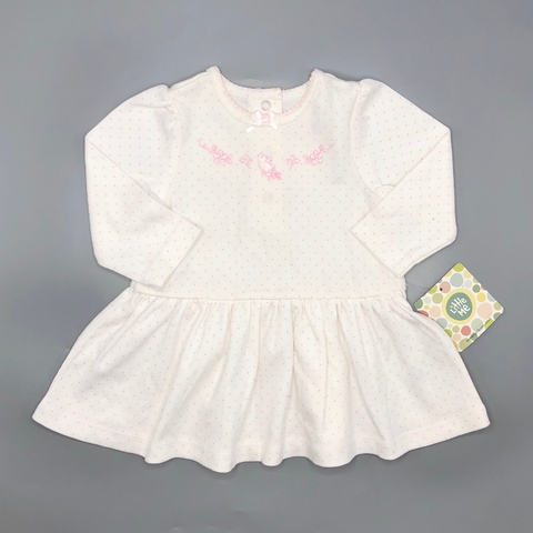 Vestido Little Me - Talle 6-9 meses