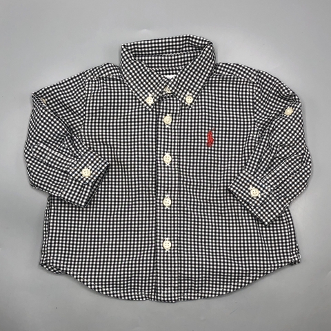 Camisa Polo Ralph Lauren - Talle 0-3 meses