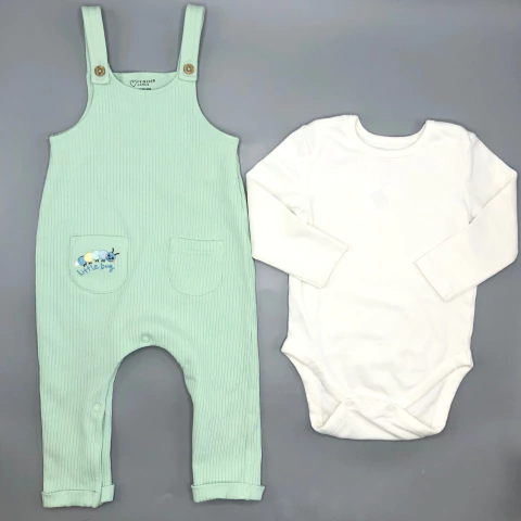 Conjunto Jumper + Camisa Primark - Talle 9-12 meses