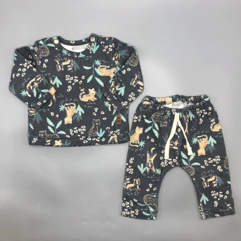 Conjunto Abrigo + Pantalón Mimo - Talle 3-6 meses