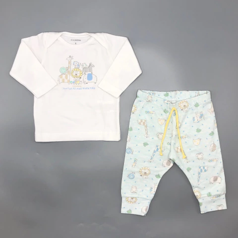 Conjunto Remera/body + Pantalón Mimo - Talle 3-6 meses - SEGUNDA SELECCIÓN