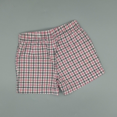 Short Carters Talle 9 meses cuadrillé rosa- gris y blanco - comprar online