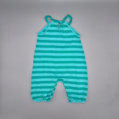 Enterito Baby GAP Talle 0-3 meses algodón verde agua con rayas - comprar online