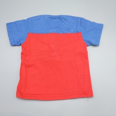 Remera Mis Lindos Bichitos Talle 1 (equivalente 3 meses) algodón rojo y azul - comprar online