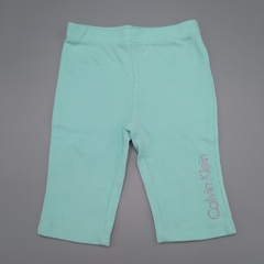 Legging Calvin Klein Talle 3-6 meses (largo 34 cm) algodón verde agua