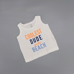 Segunda Selección - Remera Carters Talle 3 meses coolest dude on the beach