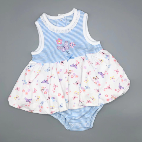 Vestido Little Me - Talle 9-12 meses