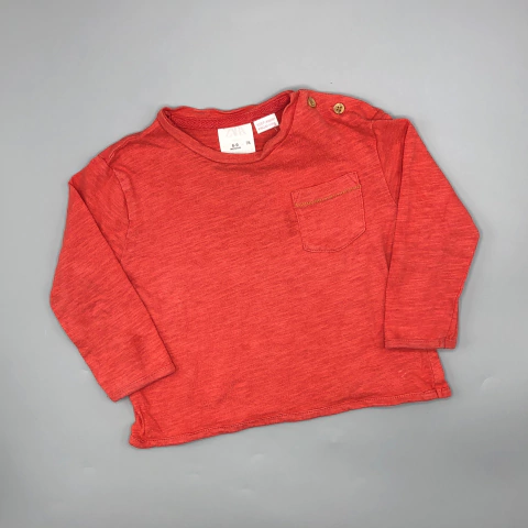Remera Zara - Talle 6-9 meses - SEGUNDA SELECCIÓN