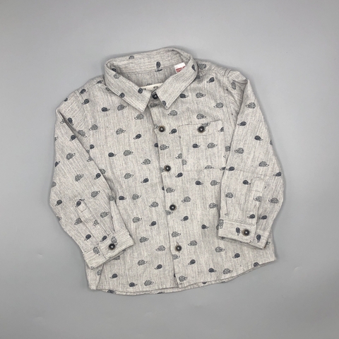 Camisa Zara - Talle 6-9 meses - SEGUNDA SELECCIÓN