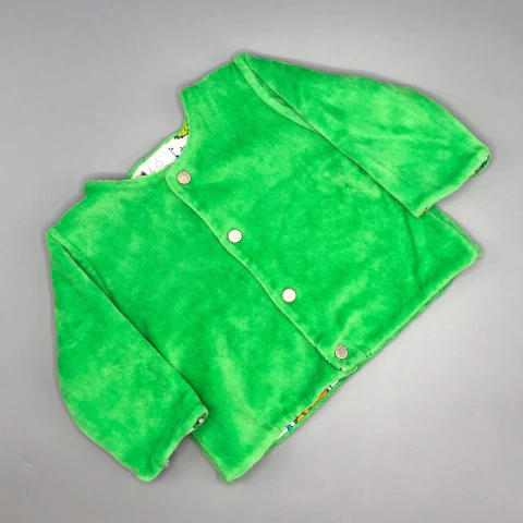 Campera Reversible Grisino - Talle 0-3 meses - SEGUNDA SELECCIÓN