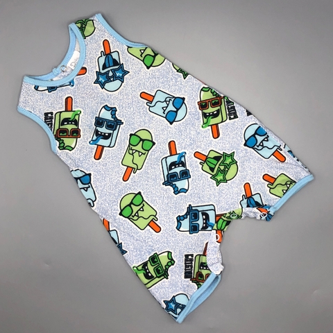 Enterito corto Grisino - Talle 0-3 meses - SEGUNDA SELECCIÓN