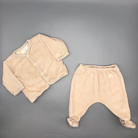 Conjunto Abrigo + Pantalón Crayón - Talle 6-9 meses - SEGUNDA SELECCIÓN