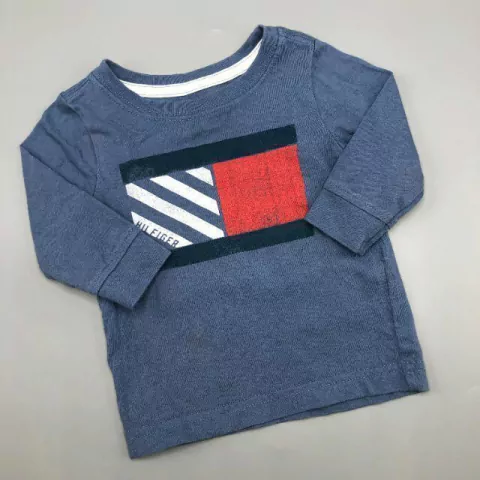 Remera Tommy Hilfiger - Talle 6-9 meses - SEGUNDA SELECCIÓN