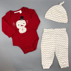 Conjunto Remera/body + Pantalón First Impressions - Talle 0-3 meses - SEGUNDA SELECCIÓN