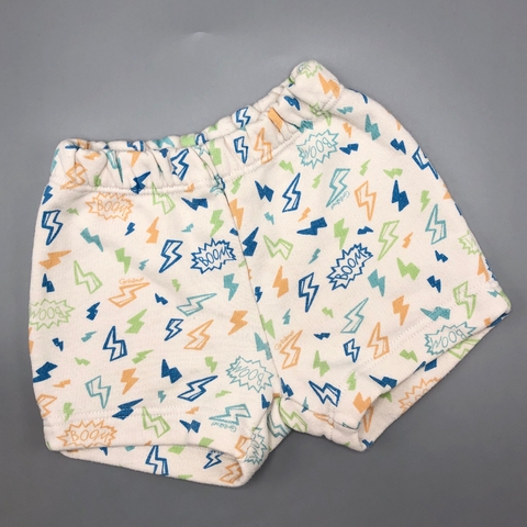 Short/Bermuda Grisino - Talle 3-6 meses - SEGUNDA SELECCIÓN