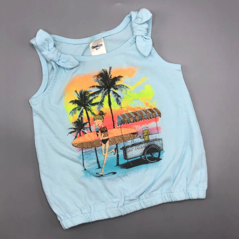 Remera OshKosh - Talle 6-9 meses - SEGUNDA SELECCIÓN