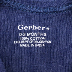 Body Gerber - Talle 0-3 meses