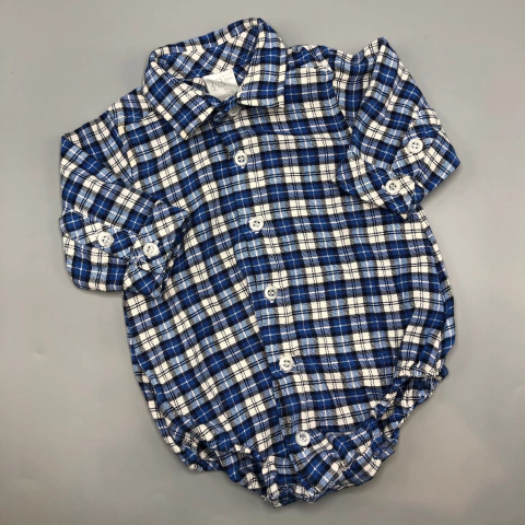 Camisa Grisino - Talle 0-3 meses - SEGUNDA SELECCIÓN