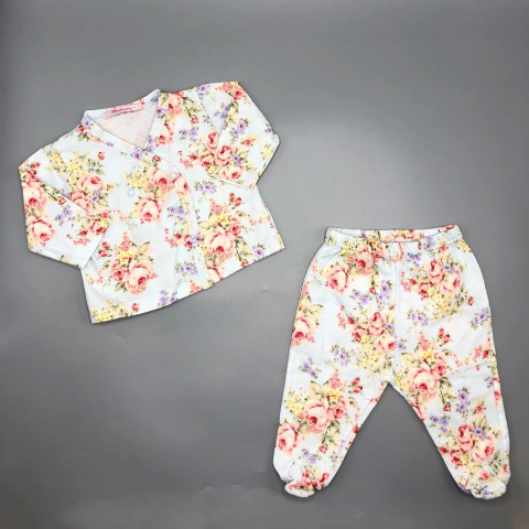 Conjunto Remera/body + Pantalón Magdalena Esposito - Talle 3-6 meses - SEGUNDA SELECCIÓN