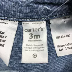 Camisa Carters - Talle 3-6 meses - SEGUNDA SELECCIÓN - Baby Back Sale SAS