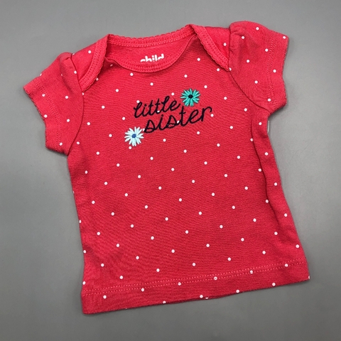 Remera Carters - Talle 0-3 meses
