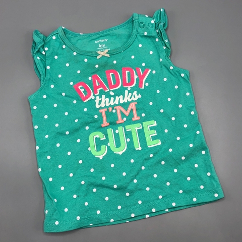 Remera Carters - Talle 6-9 meses - SEGUNDA SELECCIÓN