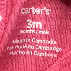 Remera Carters - Talle 3-6 meses