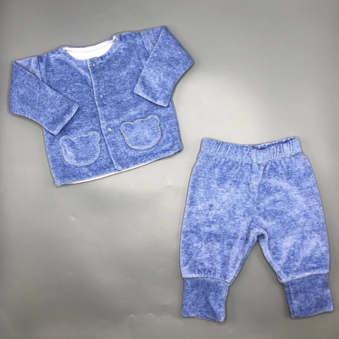 Conjunto Abrigo + Pantalón Crayón - Talle 6-9 meses - SEGUNDA SELECCIÓN