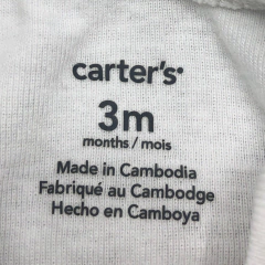 Body Carters - Talle 3-6 meses - SEGUNDA SELECCIÓN