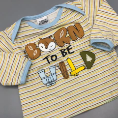 Remera Grisino - Talle 0-3 meses - Baby Back Sale SAS
