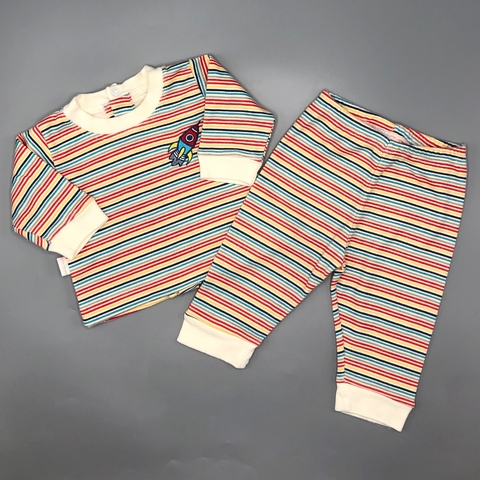 Conjunto Remera/body + Pantalón Gabriela de Bianchetti - Talle 0-3 meses - SEGUNDA SELECCIÓN