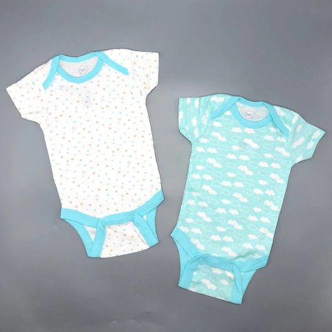 Conjunto Set Bodys Wonder Nation - Talle 0-3 meses