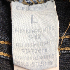 Jeans Cheeky - Talle 9-12 meses - SEGUNDA SELECCIÓN - Baby Back Sale SAS