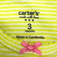 Body Carters - Talle 3-6 meses - SEGUNDA SELECCIÓN - Baby Back Sale SAS