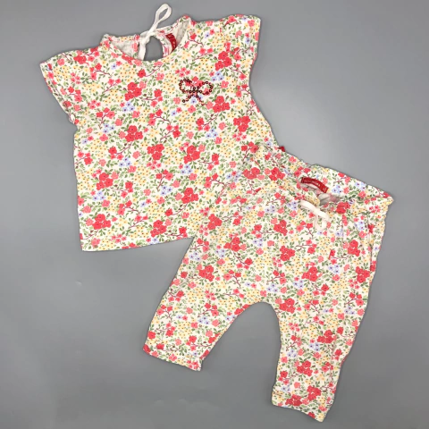 Conjunto Remera/body + Pantalón Mimo - Talle 3-6 meses - SEGUNDA SELECCIÓN