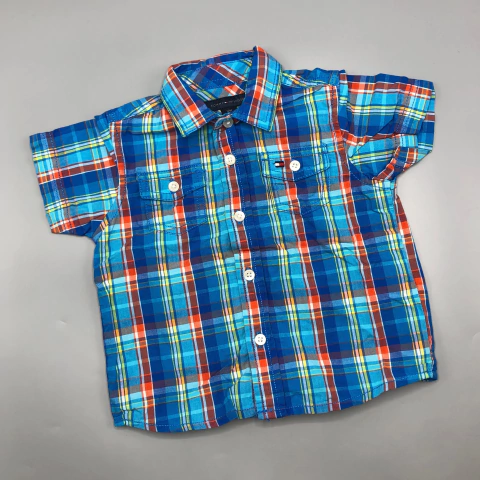 Camisa Tommy Hilfiger - Talle 12-18 meses