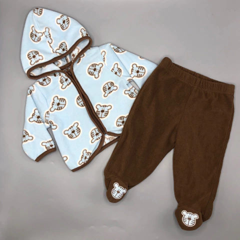 Conjunto Abrigo + Pantalón Baby Works - Talle 0-3 meses